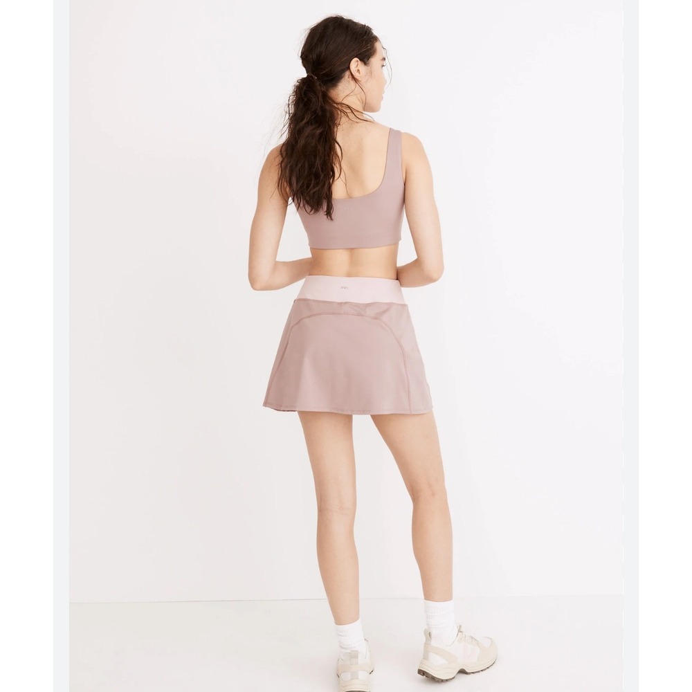 MWL Madewell Athletic Skirt Activewear Mauve Mini Sporty Running Women's‎